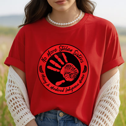 No More Stolen Sister - Missing and Murdered Indigenous Women WC26 - Unisex T-Shirt/T-Shirt V-Neck/Hoodie/Sweatshirt