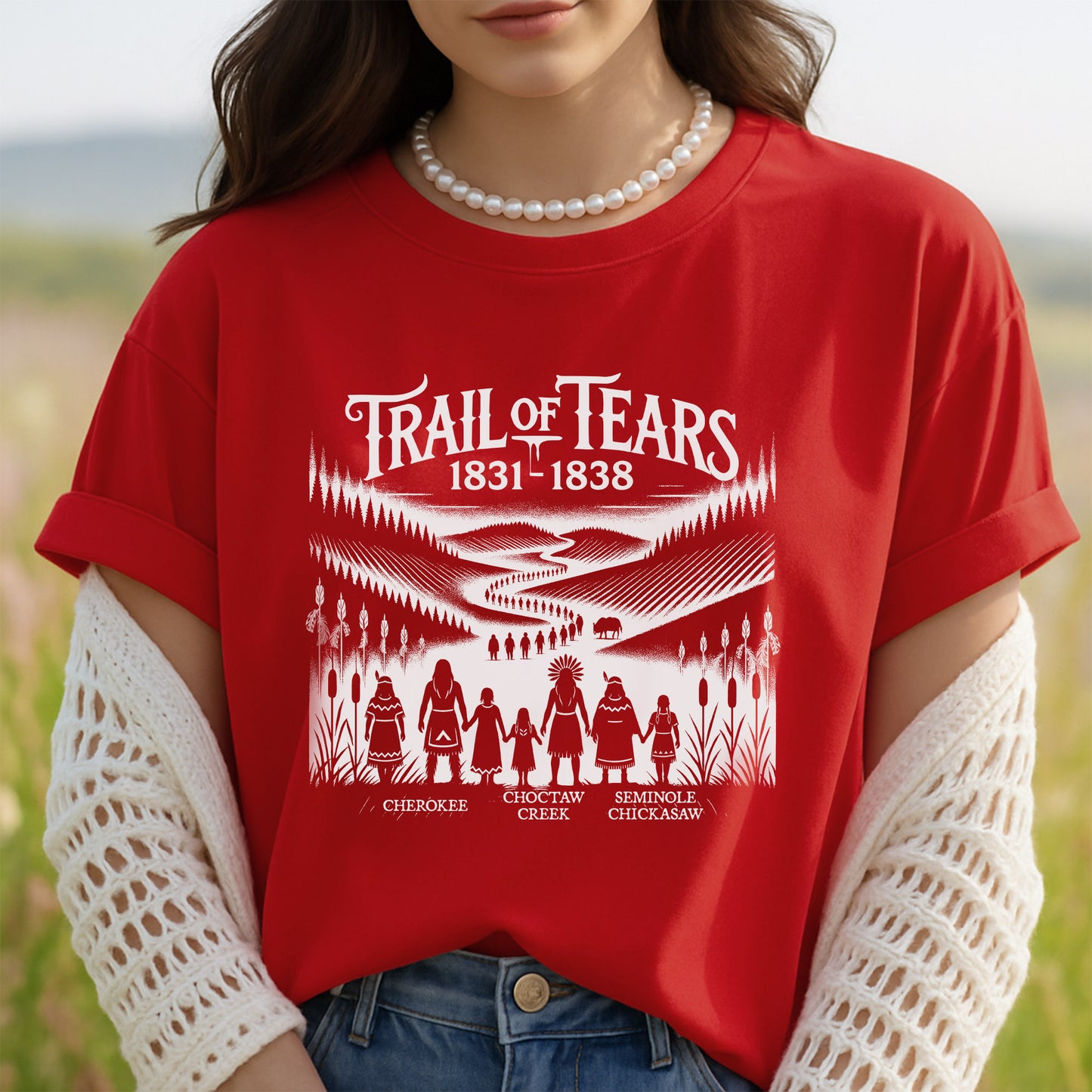 Trail Of Tears - Native Land 1831-1838 Unisex T-Shirt/Hoodie/Sweatshirt