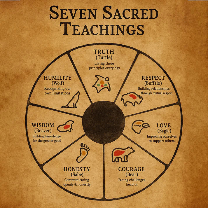 The Seven Sacred Laws Native American Indigenous Culture