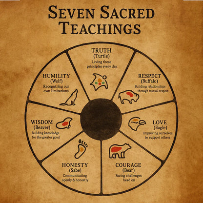 The Seven Sacred Laws Native American Indigenous Culture
