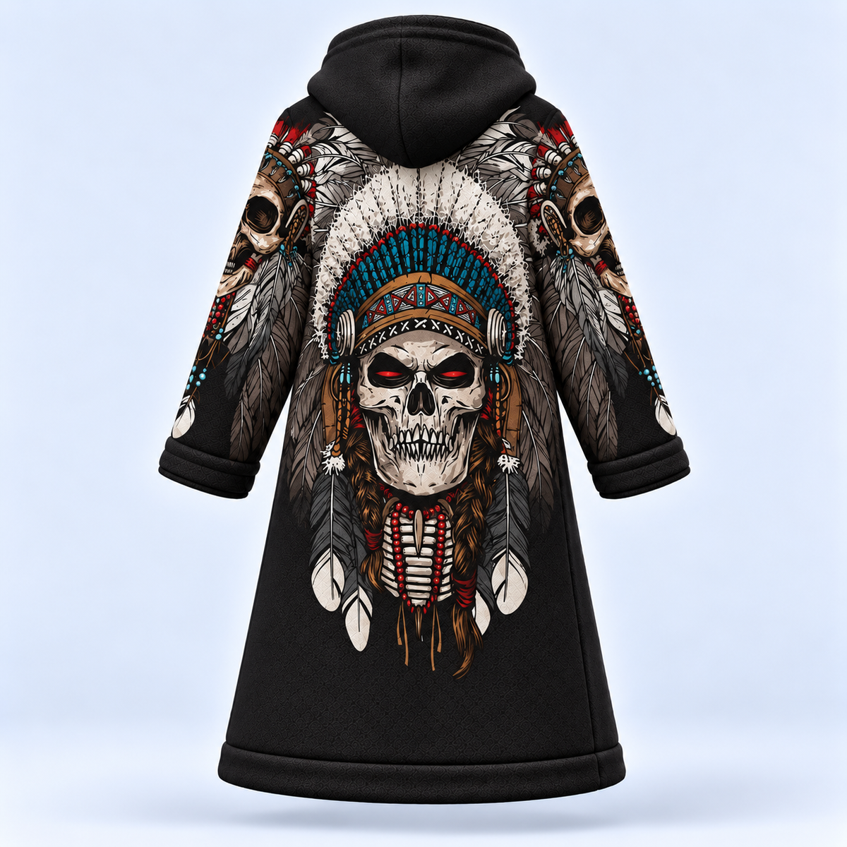 Dream Cloak - Warrior Skull Tribal Chief Headdress Edition