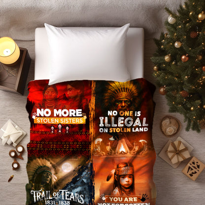 No More Stolen Sisters – Native Heritage Blanket of Strength, Justice & Remembrance...