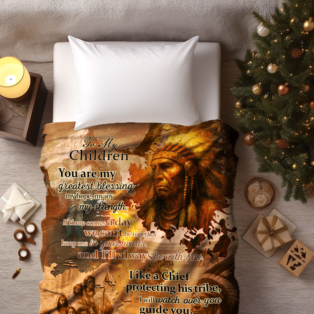 🔥 NATIVE Family Blanket – Custom Native Gift for Your Loved Ones