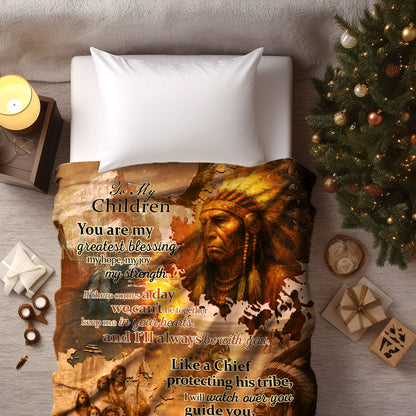 🔥 NATIVE Family Blanket – Custom Native Gift for Your Loved Ones
