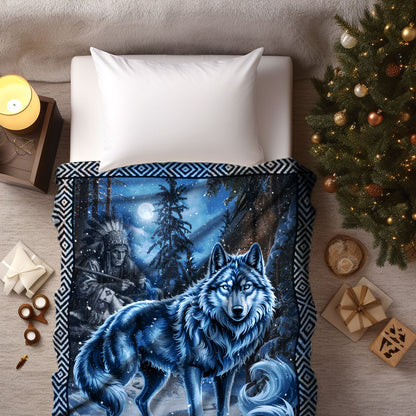 Native Pride Blanket – Warrior Spirit & Tribal Heritage