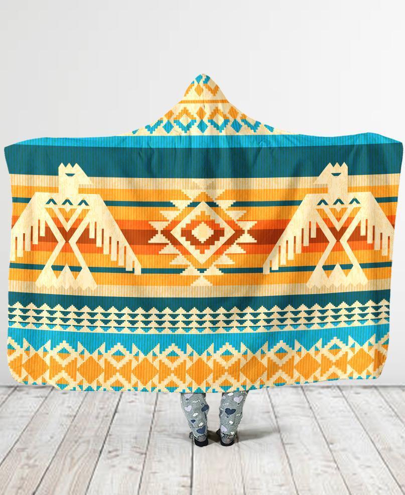 Hooded Blanket – Native Pattern