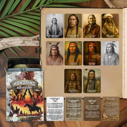 Set of 10 Sacred Animal Plastic Cards – Premium Two-Sided 2.5"x3.5" – 0.1" Thick Durable Plastic