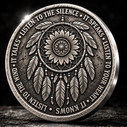 Listen to the Wind Trust Your Heart Let Your Spirit Soar - Personalized 3D Printing Pocket Hug