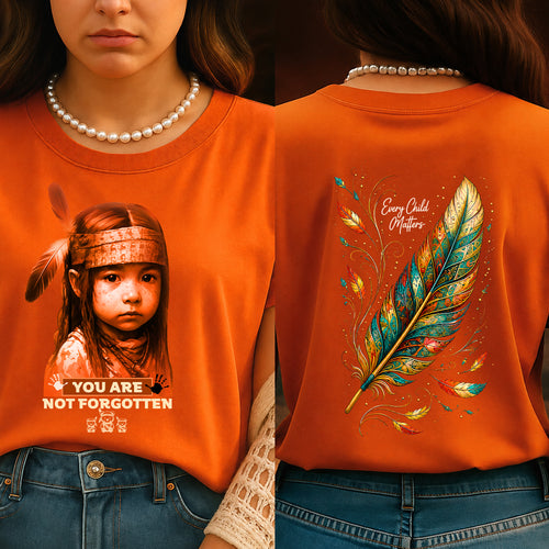 Every Child Matters Shirt, Orange Shirt Day Tee, Indigenous Pride Shirt, Native American Awareness Apparel - Two Sides