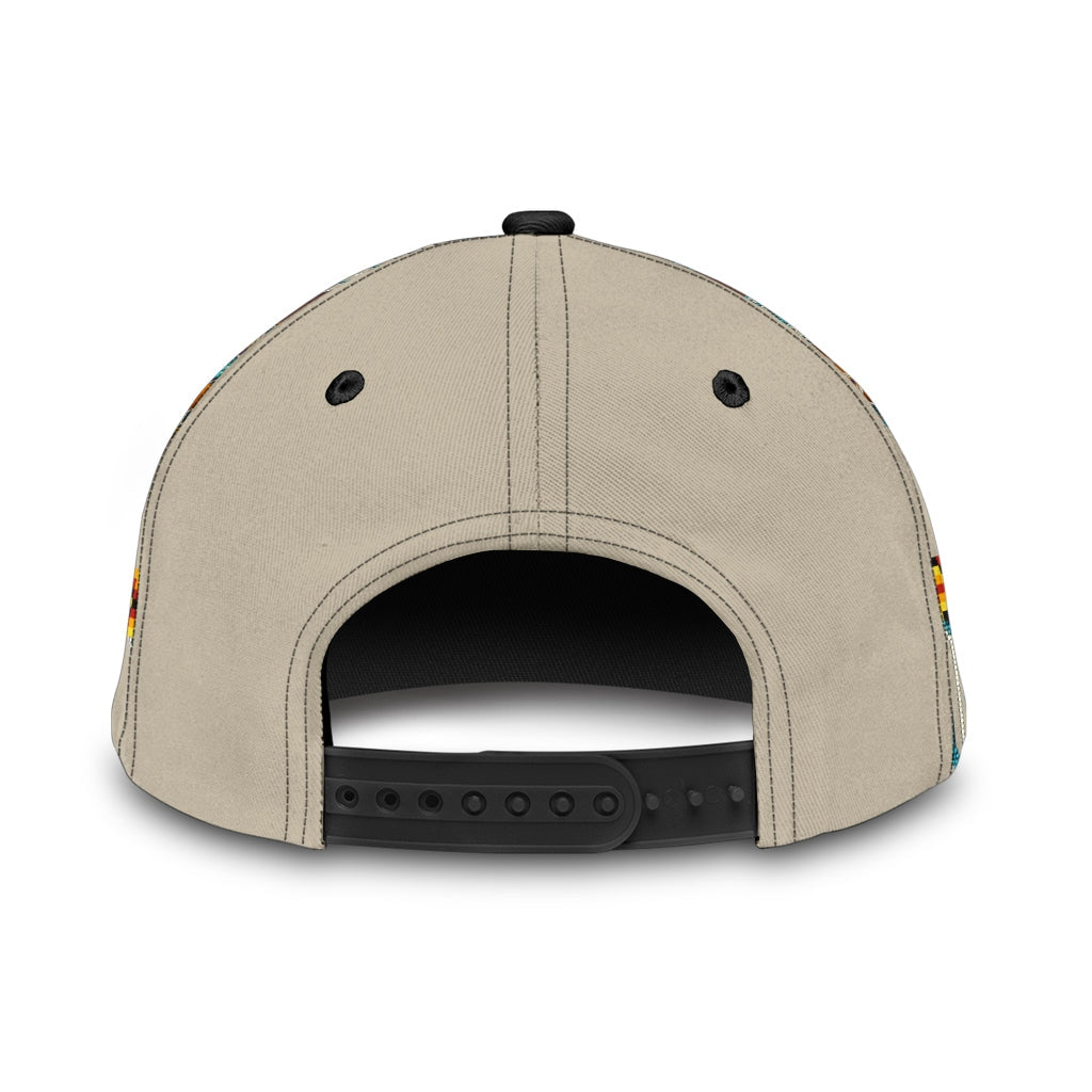 Turquoise Blue Pattern Breastplate Classic Cap