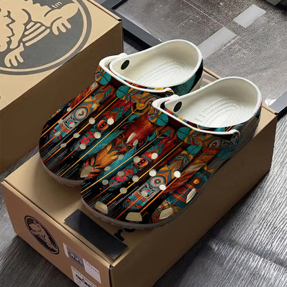 Native Leather Clogs Shoes for Adults & Kids
