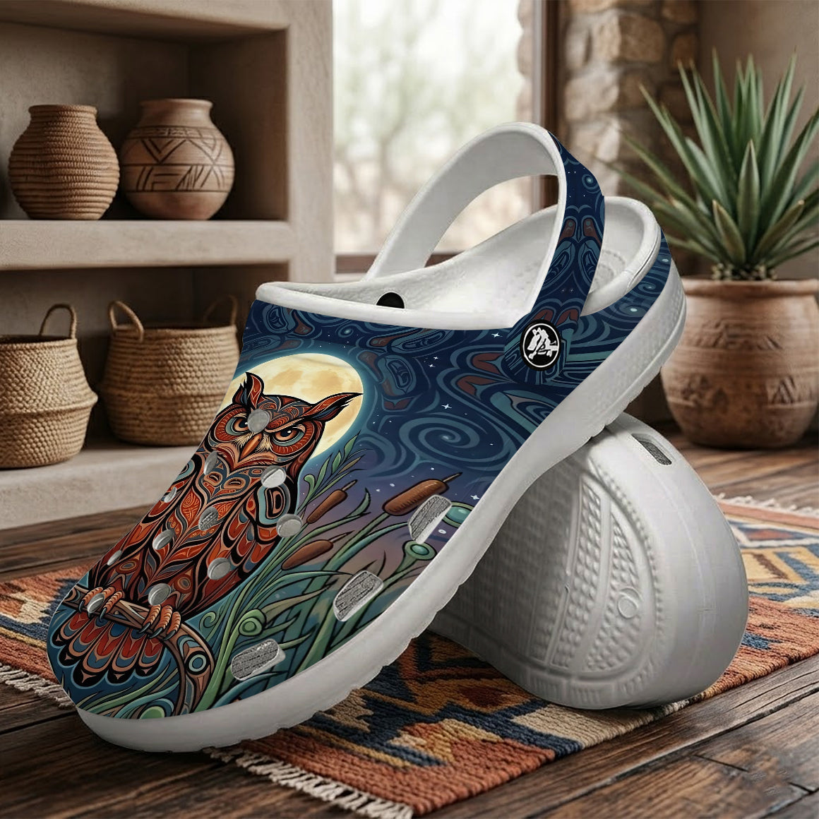 Native Owl Clogs Shoes for Adults & Kids