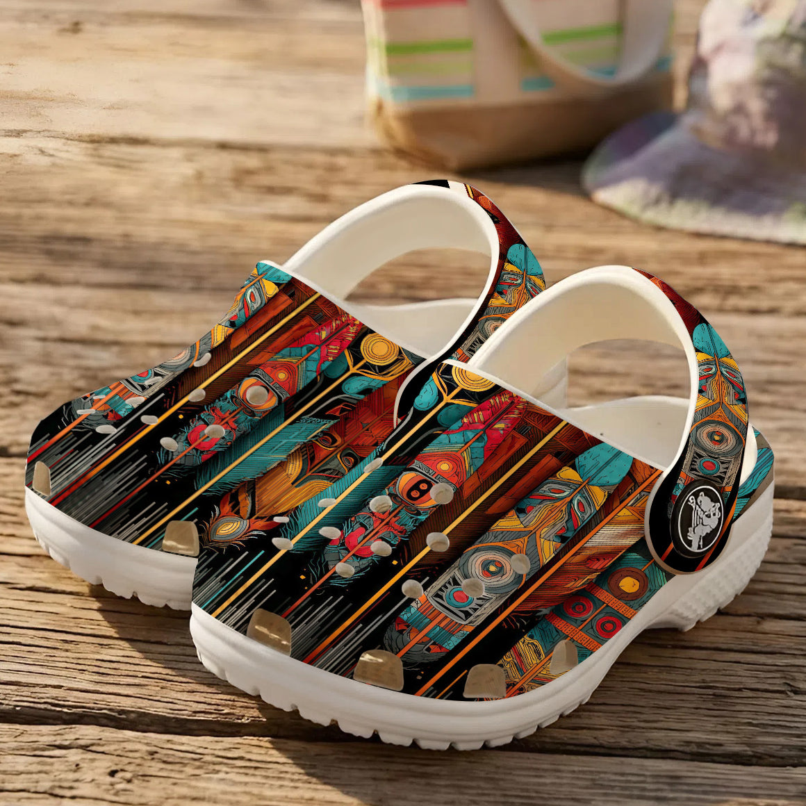Native Leather Clogs Shoes for Adults & Kids