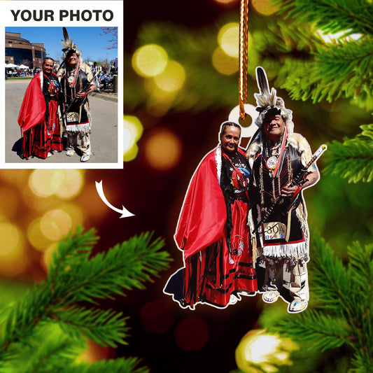 Custom Photo Ornament Acrylic – Personalized Christmas Gift