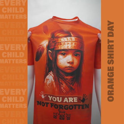 3D T-Shirt for the Silenced – Every Child Still Matters - I Wear Orange For The 215 Stolen Children
